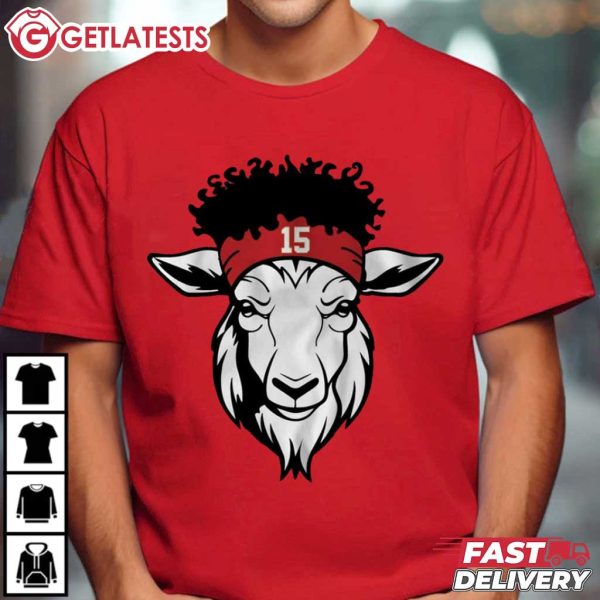 Kansas City Chiefs Patrick Mahomes Goat T Shirt (2)