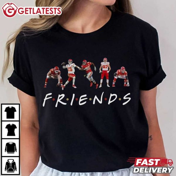 Kansas City Chiefs Friends Football T Shirt (1)