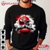 KC Chiefs Smoke American Football Helmet T Shirt (1)