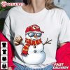 KC Chiefs Snowman Christmas Football T Shirt (4)