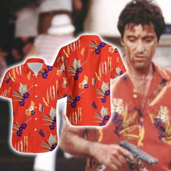 Tony Montana Scarface Summer Hawaiian Shirt (2)