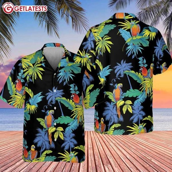 Max Payne Tropical Parrots Gaming Hawaiian Shirt (2)