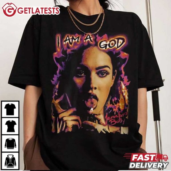 Jennifer's Body I Am A God Megan Fox Movie Bootleg T Shirt (1)