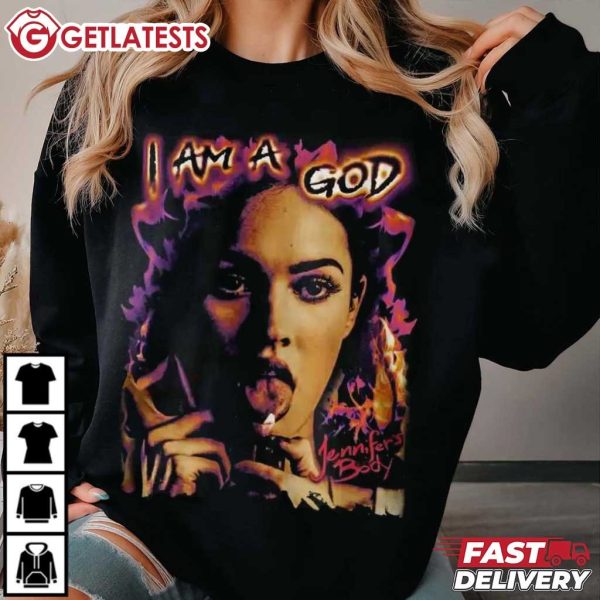 Jennifer's Body I Am A God Megan Fox Movie Bootleg T Shirt (3)