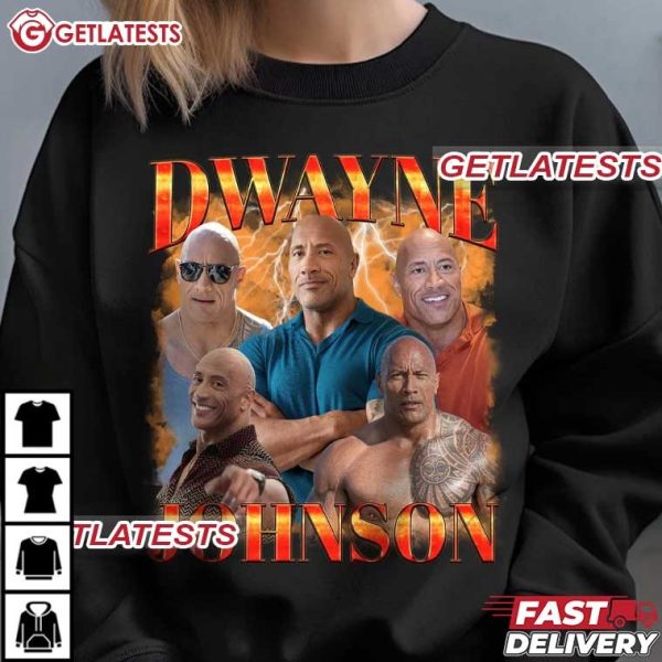 Dwayne Johnson Retro Bootleg T Shirt (1)