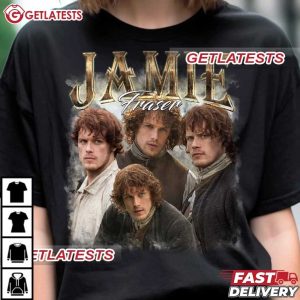 Jamie Fraser Outlander Retro Bootleg T Shirt (2)