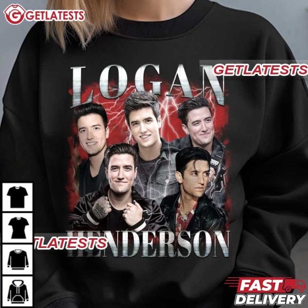 Retro Logan Henderson Rock Style Bootleg T Shirt (2)