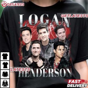 Retro Logan Henderson Rock Style Bootleg T Shirt (1)