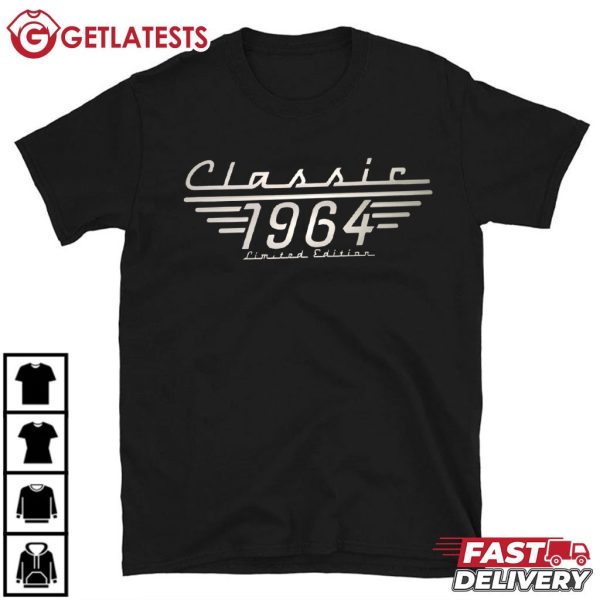 Classic 1964 Limited Edition 60th Birthday Gifts T Shirt (3)