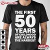 50 Years Of Childhood Vintage 50th Birthday T Shirt (3)