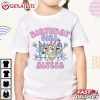 Bluey Birthday Girl Cartoon Custom Name T Shirt (4)