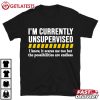 I Am Currently Unsupervised But Possibilities Are Endless T Shirt (2)