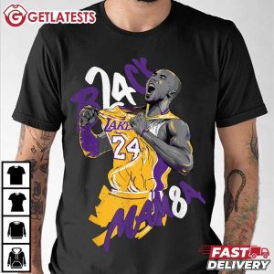 Goat Kobe Bryant Black Mamba Basketball T Shirt (2)