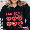 Pain Scale Heart Candy Trauma Nurse Triage Valentines Day T Shirt (2)