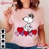 Snoopy Love Heart Funny Valentines Day T Shirt (4)