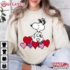 Snoopy Love Heart Funny Valentines Day T Shirt (1)