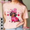 Dachshund Dog Funny Valentines Day T Shirt (4)