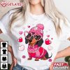 Dachshund Dog Funny Valentines Day T Shirt (3)