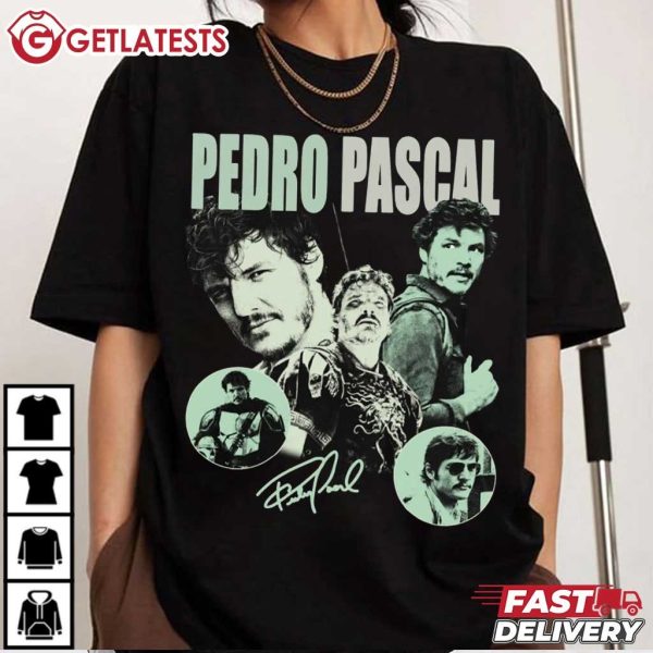 Pedro Pascal Vintage Fans Gift Movie T Shirt (4)