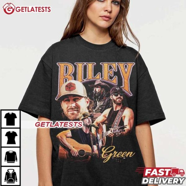 Riley Green Vintage Bootleg Graphic Music T Shirt (1)