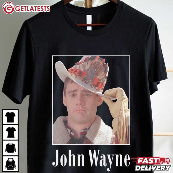 John Wayne Jim Carrey Dumb and Dumber Movie T Shirt (2)