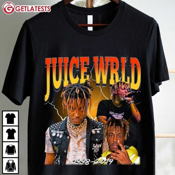 Juice Wrld Rapper Hip Hop Vintage Bootleg Music T Shirt (2)