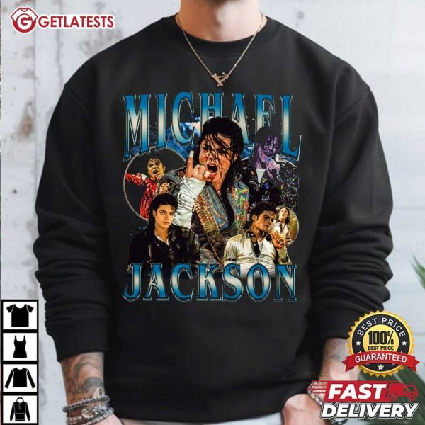 Michael Jackson Pop Music Vintage Bootleg T Shirt (1)