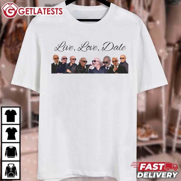 Pitbull Mr. Worldwide Live Love Dale Music T Shirt (2)