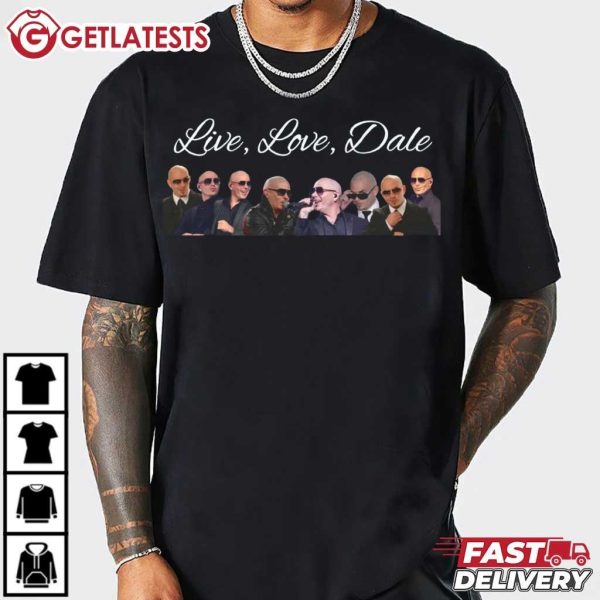 Pitbull Mr. Worldwide Live Love Dale Music T Shirt (3)