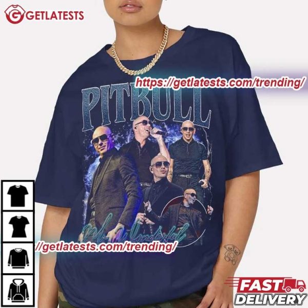 Pitbull Mr. Worldwide Vintage Bootleg Fans Gift T Shirt (2)