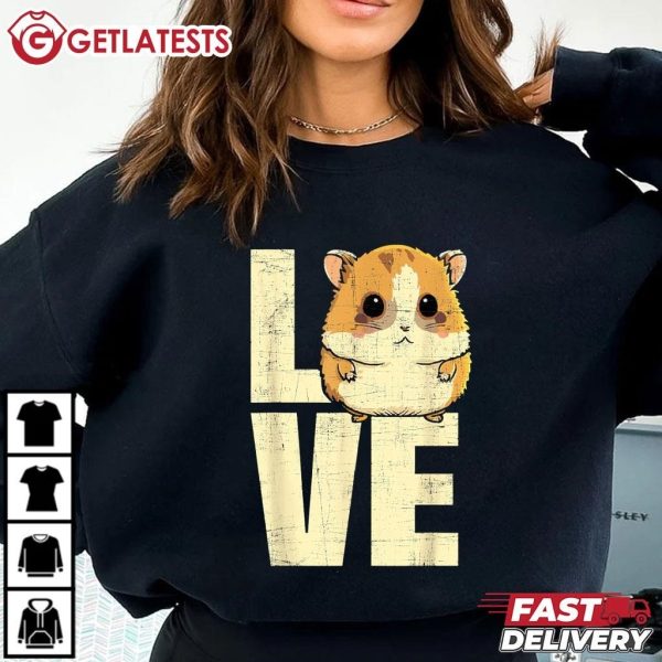 Love Hamster Pet Lover Animal T Shirt (2)