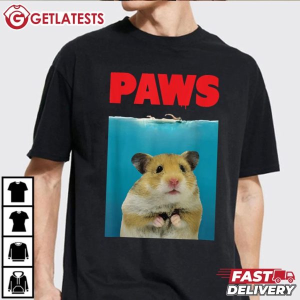 Paws Hamster Funny Hamster Lover T Shirt (3)