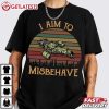 Malcolm Reynolds I Aim To Misbehave Firefly Retro T Shirt (4)