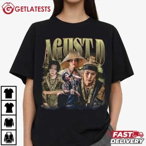 Agust D Min Yoongi Suga Bootleg Style Music T Shirt (4)