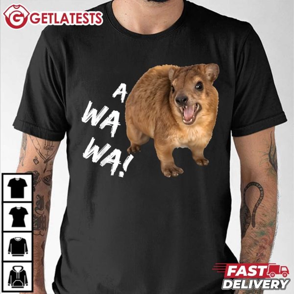 A Wa Wa Angry Screaming Hyrax Meme T Shirt (3)