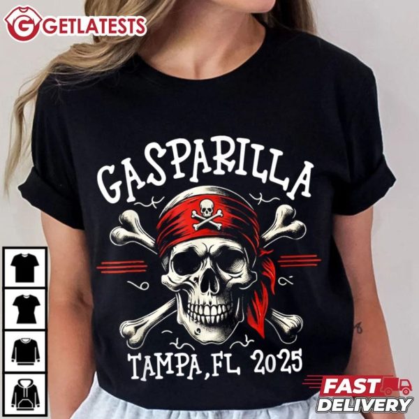 Gasparilla 2025 Pirate Festival Tampa FL T Shirt (1)