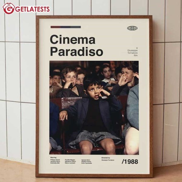 Cinema Paradiso 1988 Giuseppe Tornatore Movie Poster