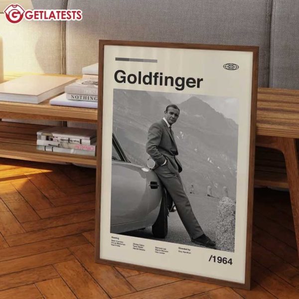 Goldfinger James Bond Movie Poster (3)