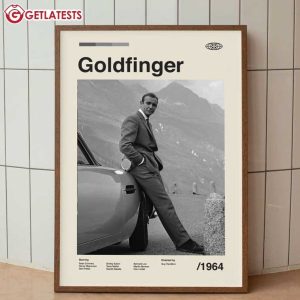 Goldfinger James Bond Movie Poster (1)