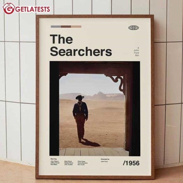 The Searchers 1956 Movie Wall Art Poster