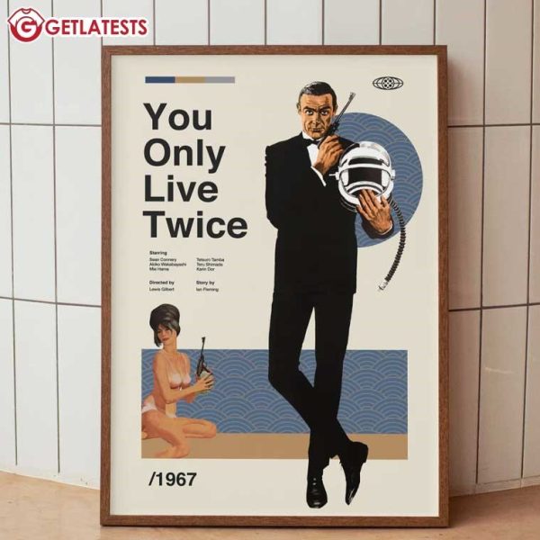 You Only Live Twice 1967 Movie Poster (1)