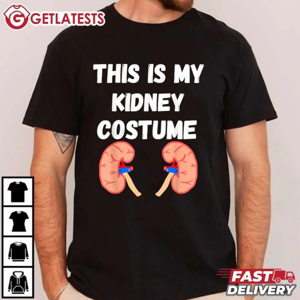 Kidney Disease Awareness This Is My Kidney Costume T Shirt (1)