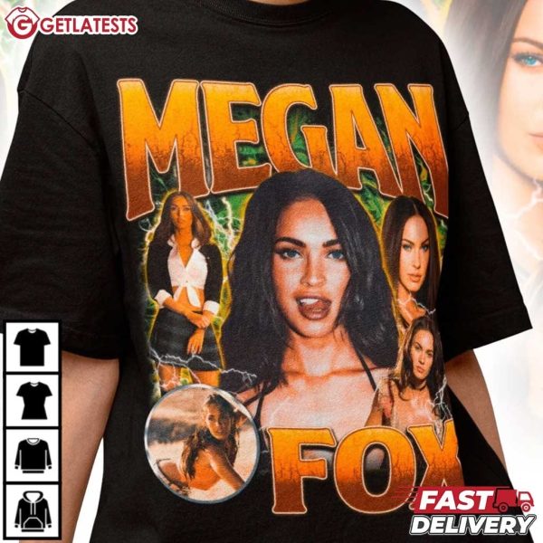 Megan Fox Retro 90s Style Bootleg T Shirt (3)