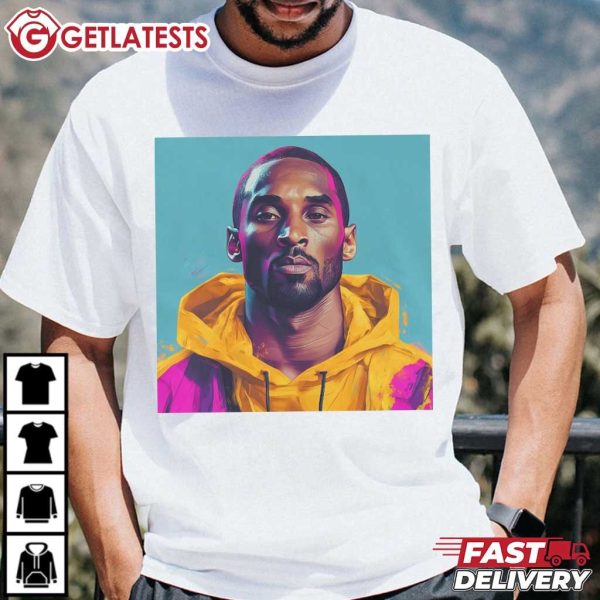 Kobe Bryant Colors Graphic Style NBA T Shirt (3)