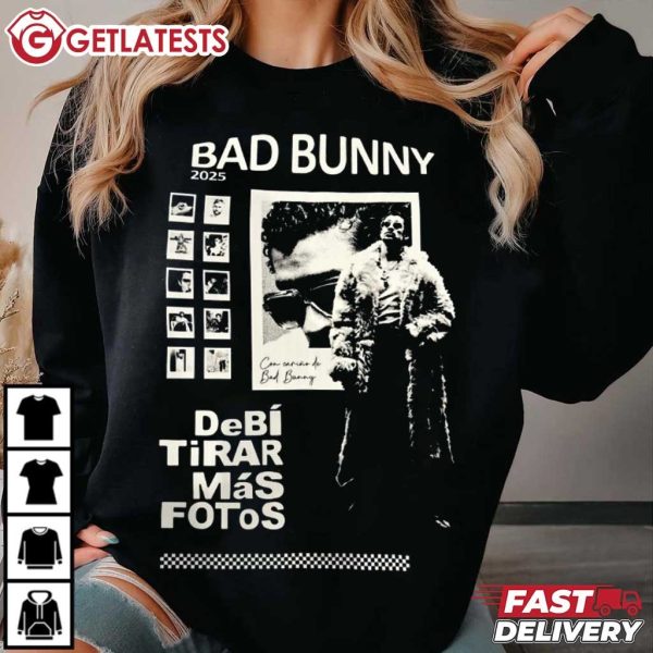 Bad Bunny Debi Tirar Mas Fotos Benito Merch T Shirt (1)