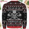 Fa La La Valhalla Viking Skull Ugly Sweater (1)