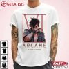 Arcane Vi Dark Wash League of Legends T Shirt (3)