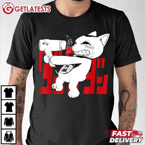 Turbo Granny Funny Dandadan Cat Anime T Shirt (3)