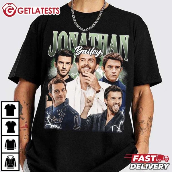 Jonathan Bailey Vintage Bootleg Graphic Movie T Shirt (4)