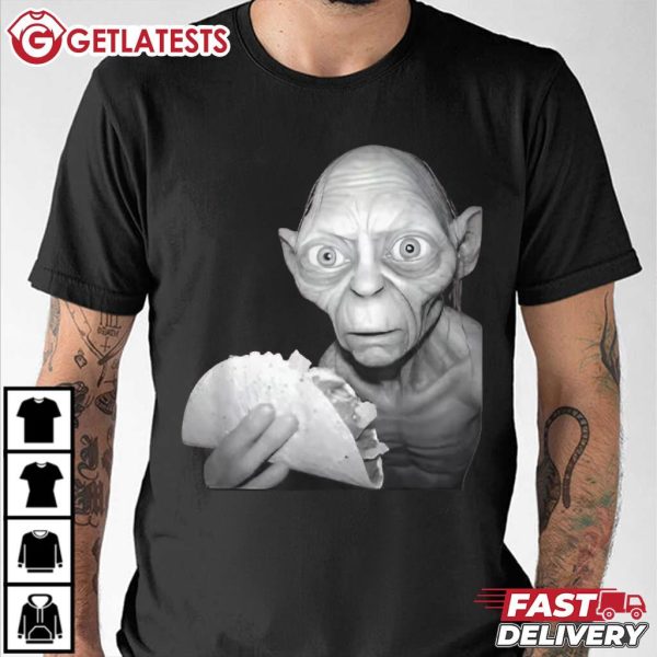 Gollum My Precious Tacos Funny LOTR T Shirt (3)